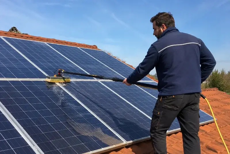 Nettoyage et entretien de panneaux solaires à Thuir